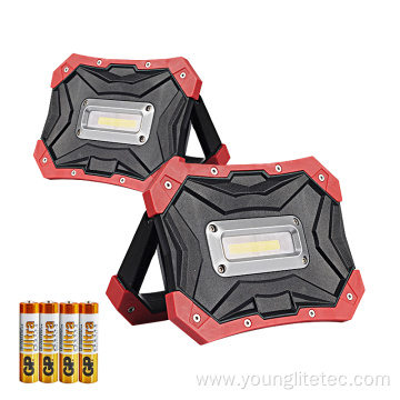 Battery operated flexible portable LED work light